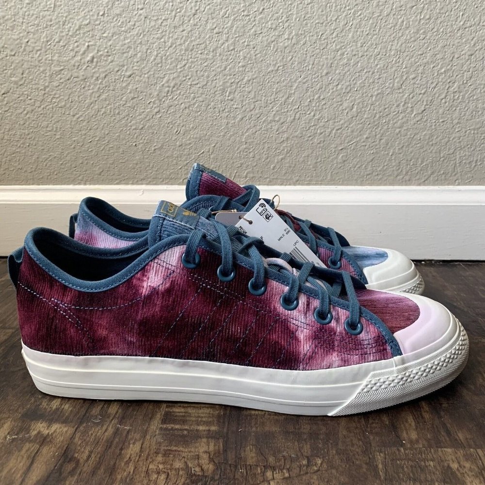 Adidas Nizza RF Victory Crimson Orbit Indigo Shoes - Size 10